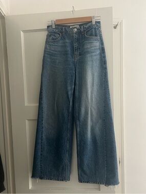 Reformation Cary Wide Leg High Waisted Jeans
